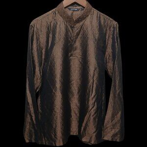 Melange Silk Kurta For Men
